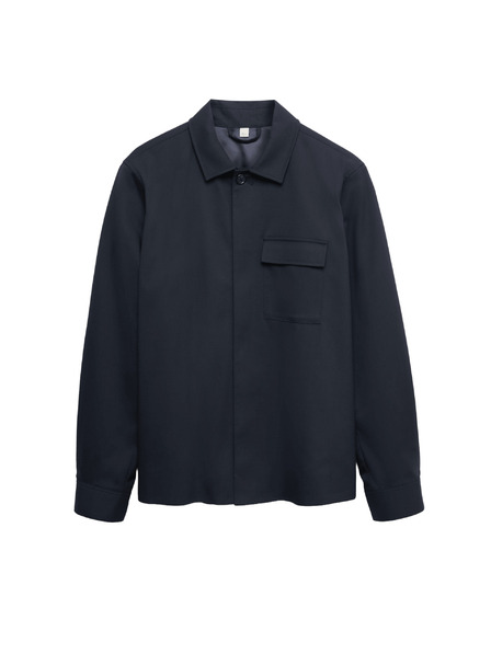 Marks & Spencer Marks & Spencer magas pamuttartalmú felső ing tengerészkék