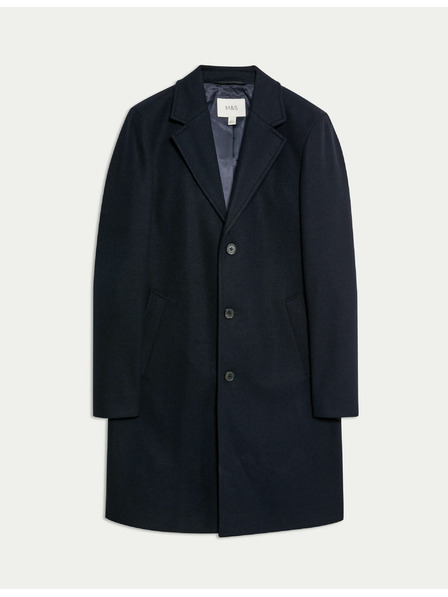 Marks & Spencer Kabát hajtókával Marks & Spencer tengerészkék