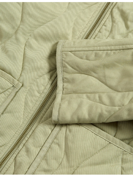 Marks & Spencer Marks & Spencer álló gallérú steppelt dzseki zöld