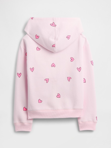 GAP Gyerek pulóver logóval és fleece béléssel GAP