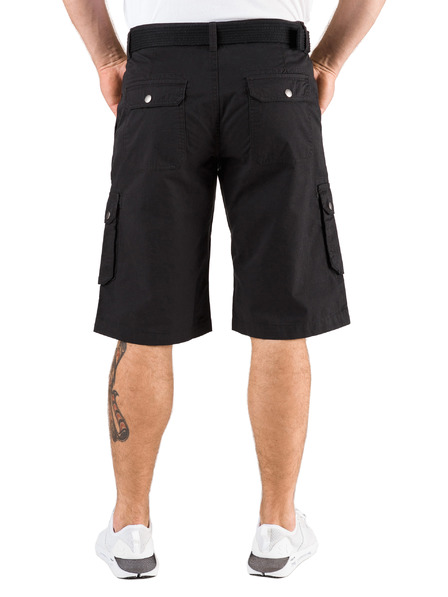 Sam 73 Fekete férfi rövidnadrág zsebekkel SAM 73