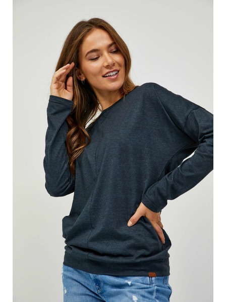 Sam 73 Fekete női alap hosszú ujjú póló SAM 73 Azuka