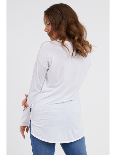 Sam 73 Fehér női hosszú ujjú póló SAM 73 Sherri