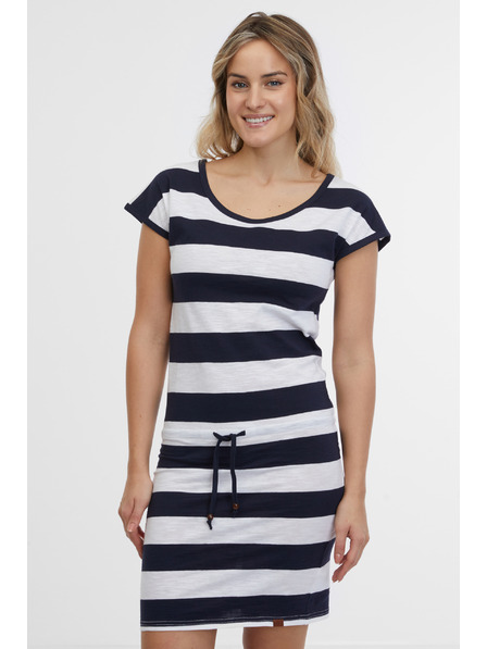 Sam 73 Fehér és kék női csíkos ruha SAM 73 Reyna