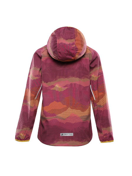 ALPINE PRO Gyerek softshell dzseki PTX membránnal ALPINE PRO EZORO fukszia fedora PA változat