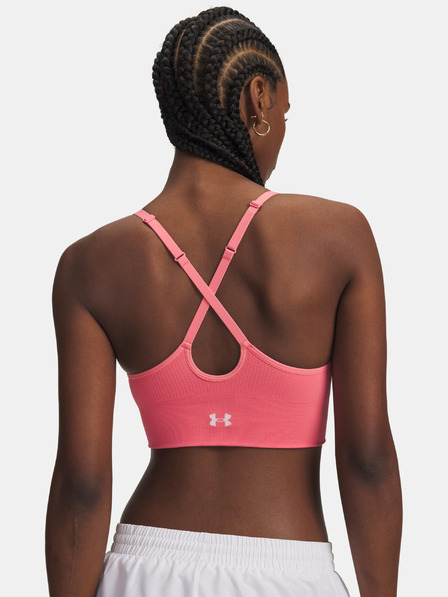 Under Armour Női melltartó Under Armour Vanish Seamless Low Bra-PNK