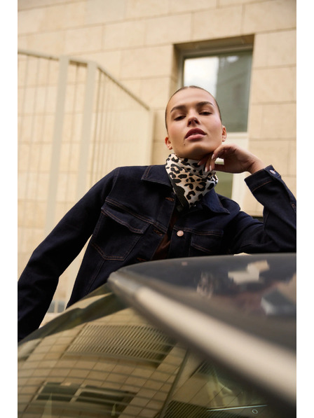 Moodo Moodo sötétkék farmer kabát