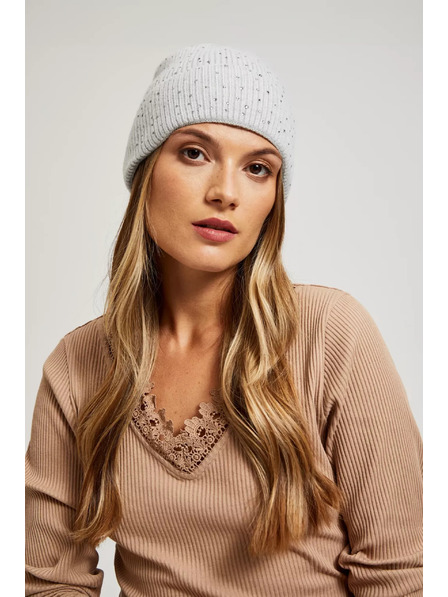 Moodo Kötött szürke sapka Moodo