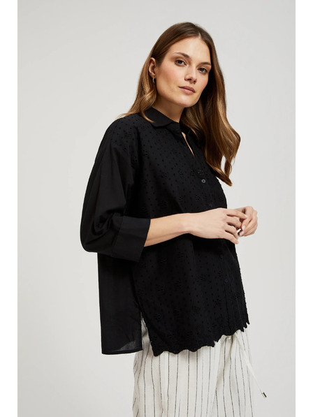 Moodo Fekete oversize gombos ing Moodo