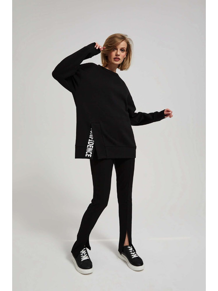 Moodo Oversize pulóver felirattal Moodo