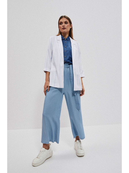 Moodo Fehér csíkos zakó Moodo