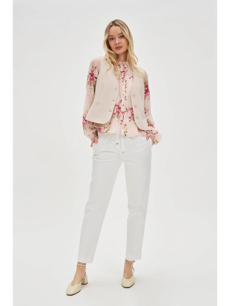 Moodo Elegáns bézs mellény Moodo