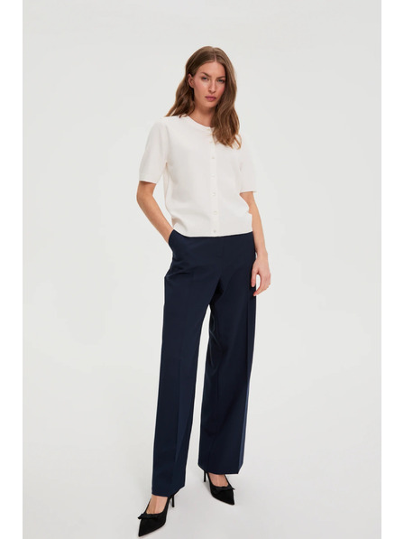 Moodo Fehér rövid ujjú pulóver Moodo