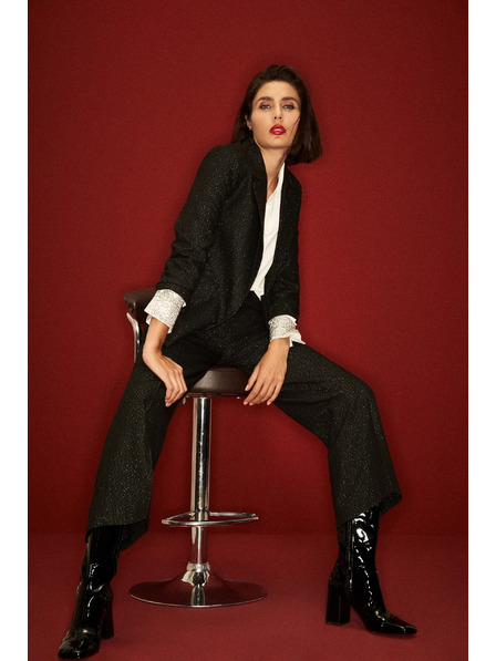 Moodo Fekete háromnegyedes ujjú zakó Moodo