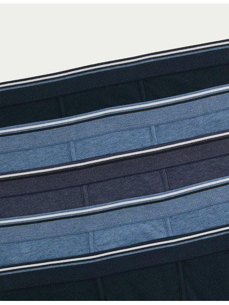 Marks & Spencer Öt darabos férfi boxeralsó készlet kék színben Marks & Spencer