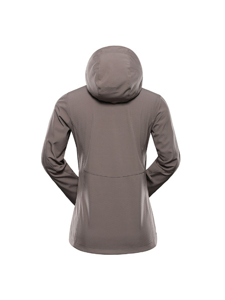 ALPINE PRO Női softshell dzseki membránnal ALPINE PRO HOORA 2 driftwood