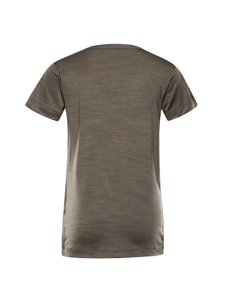 ALPINE PRO Gyerek gyorsan száradó póló ALPINE PRO BASIKO stone gray