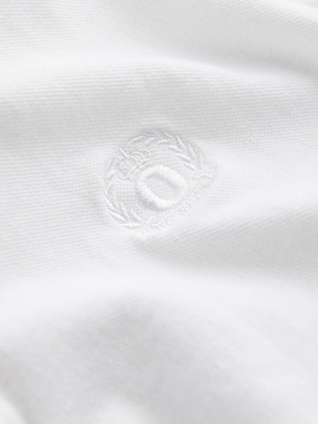 Ombre Clothing Fehér férfi alap póló póló Ombre Clothing