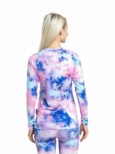 Meatfly Meatfly női termo póló Capa Purple Aquarel