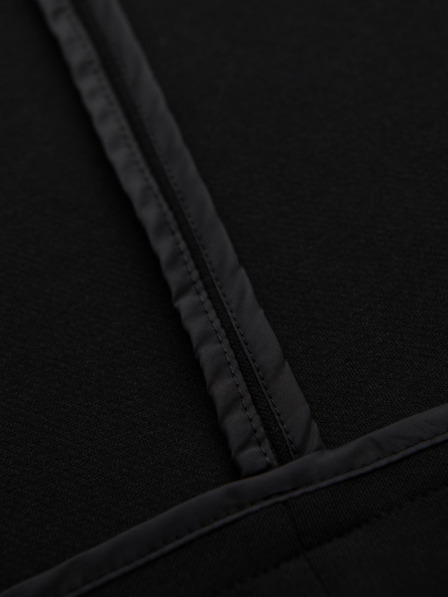 Ombre Clothing Férfi fekete zakó SLIM finom textúrával