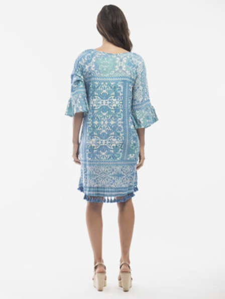 Orientique Kék női mintás ruha