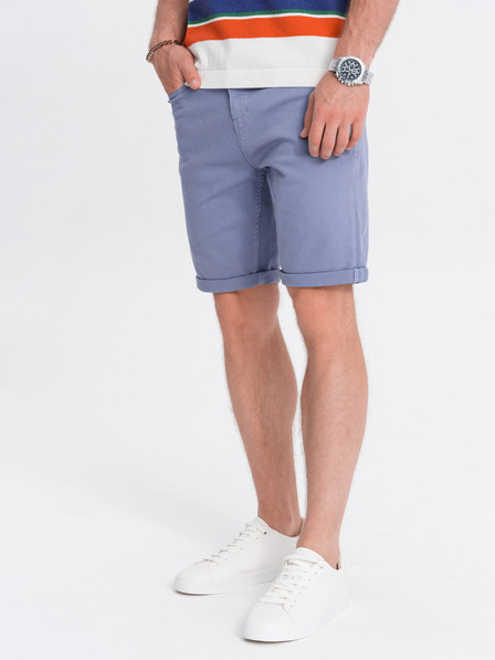 Ombre Clothing Világoskék férfi szabadidős rövidnadrág Ombre Clothing W303