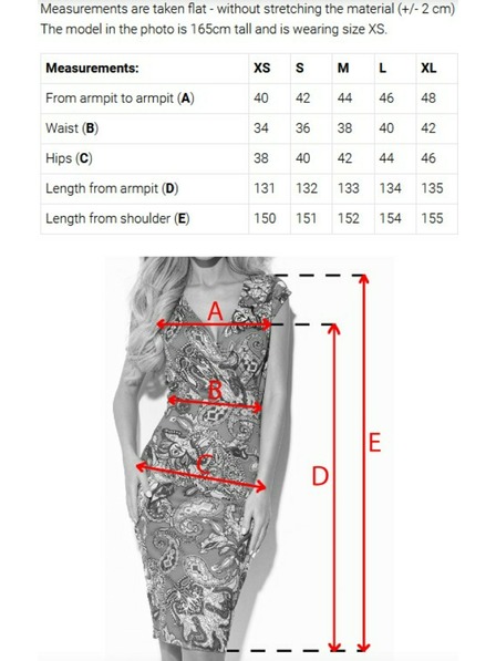 numoco Elegáns hosszú ruha átlapolt kivágással és hasítékkal - fekete