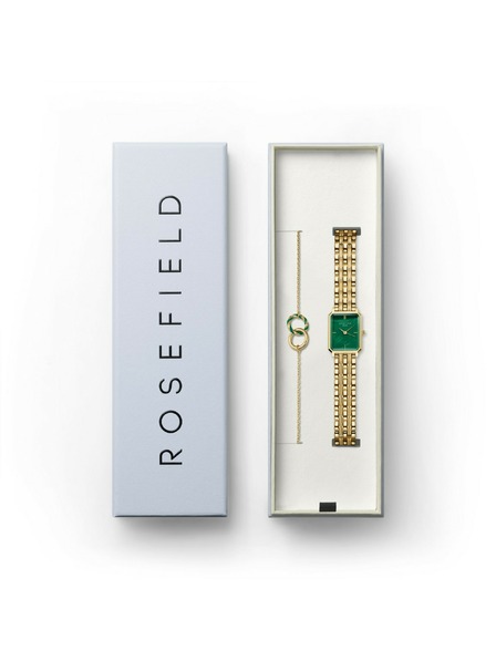 Rosefield Rosefield XS Emerald óra és Emerald karkötő ajándékkészlet OEGED-X288