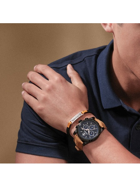 Timberland Timberland férfi bőr karkötő fekete TDAGB0002201