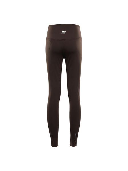 ALPINE PRO Női gyors száradó leggings ALPINE PRO NOSQA chocolate