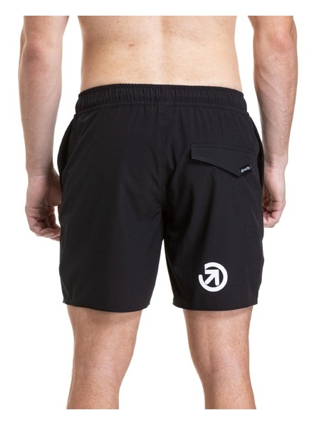 Meatfly Meatfly férfi fürdőnadrág Keith Boardshorts 17" Black / White