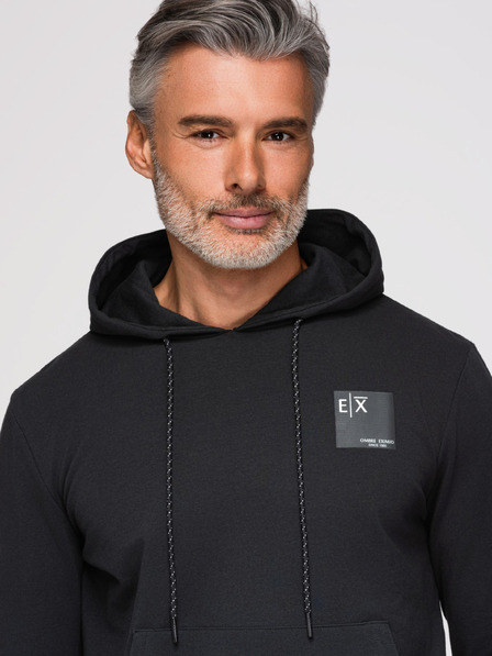 Ombre Clothing Férfi kenguru kapucnis pulóver Ombre Clothing