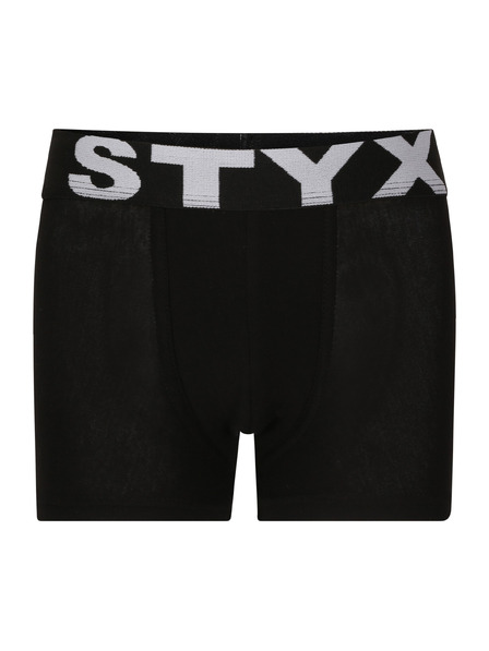 Styx Szett három - gyerek boxeralsó Styx sport gumi fekete