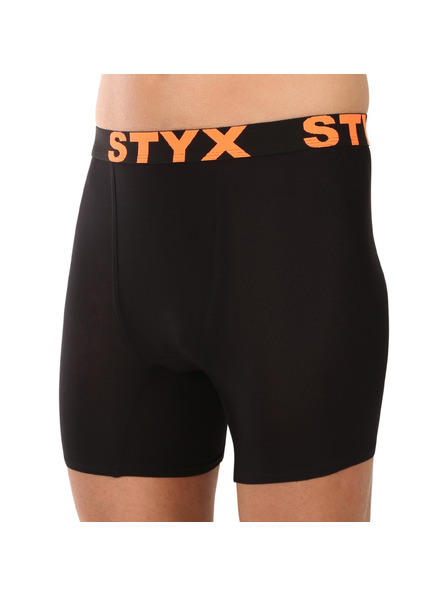 Styx Férfi boxeralsó Styx long sport gumival, fekete