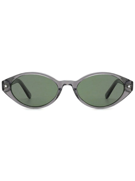 VEYREY VeyRey női cat-eye acetát polarizált napszemüveg Aest átlátszó keret zöld lencse