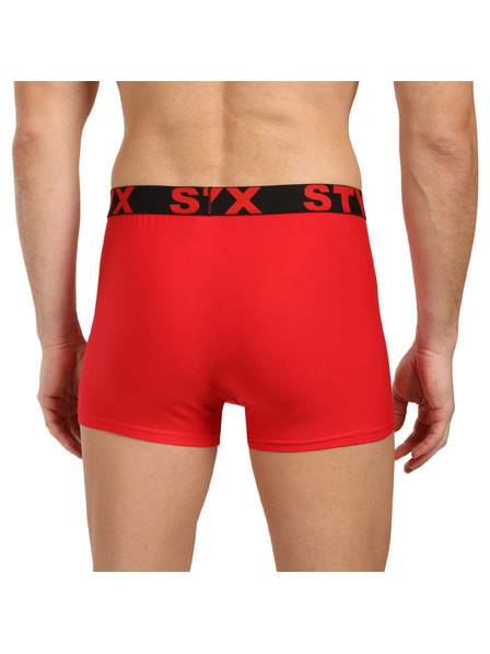 Styx Styx férfi boxer sportgumival piros