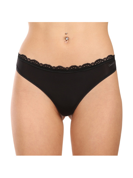 Calvin Klein Három darabos készlet - női tanga Calvin Klein fekete