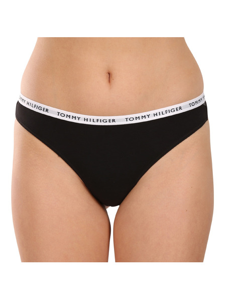 Tommy Hilfiger Készlet három - női tanga Tommy Hilfiger fekete