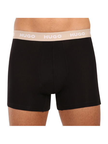 HUGO Háromdarabos szett - HUGO férfi boxeralsó fekete