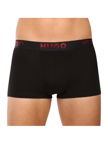 HUGO Háromdarabos szett - HUGO férfi boxeralsó fekete