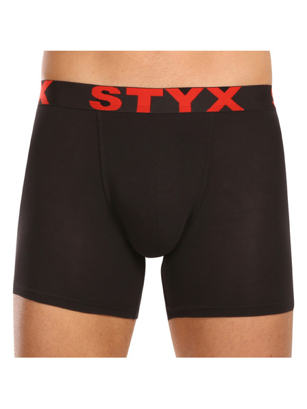 Styx Öt darabos szett - Styx férfi boxeralsó long sportgumi fekete
