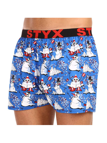 Styx Férfi boxer Styx art sportgumi Karácsony hóemberek