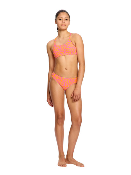 Modibodi Lányi fürdőruha Modibodi crop top Summer Wavy Pink felső rész