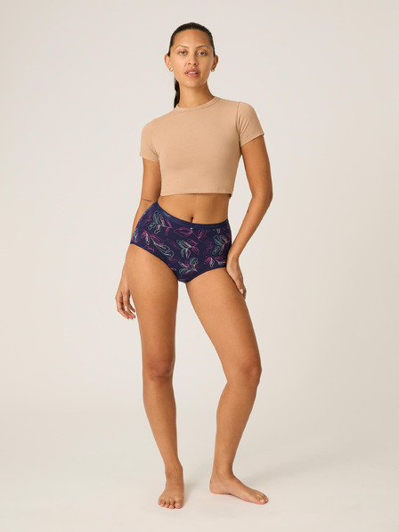 Modibodi Modibodi Classic Full Brief Moderate-Heavy Passion Vine Navy menstruációs fehérnemű