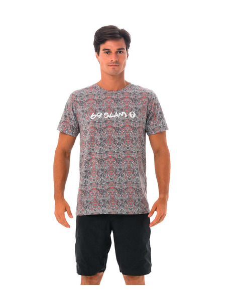 69slam 69SLAM férfi póló TOTEM MASK BLACK HANS
