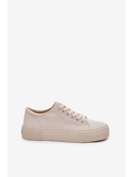 BIG STAR SHOES Női vászon tornacipő Big Star – bézs
