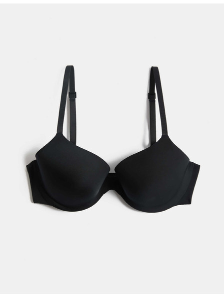 Marks & Spencer Láthatatlan Body Invisibles™ melltartó félkosárral kötöttel, (A-E) Marks & Spencer fekete