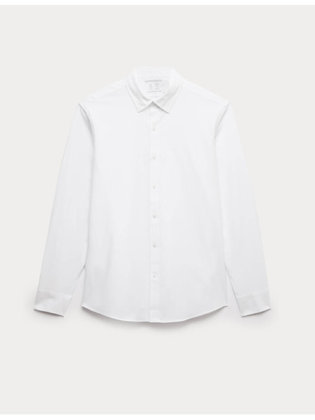 Marks & Spencer Stretch pamut ing klasszikus szabásmintában 360 Flex™ technológiával Marks & Spencer fehér