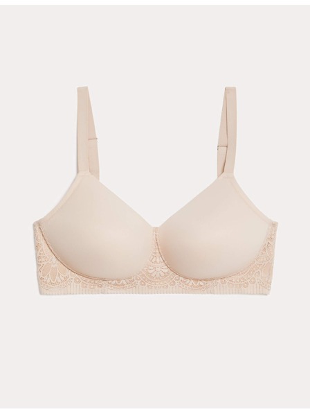 Marks & Spencer Smooth Body Soft™ melltartó merevítővel és teljes kosarakkal, méretezés. F-H Marks & Spencer bézs színű