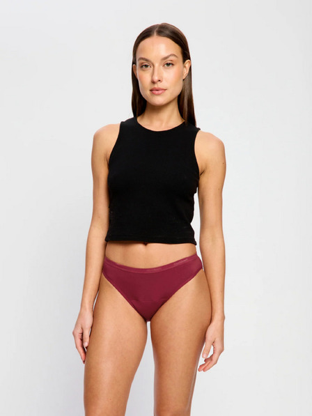 Modibodi Modibodi Classic Bikini Moderate menstruációs fehérnemű Bud Red